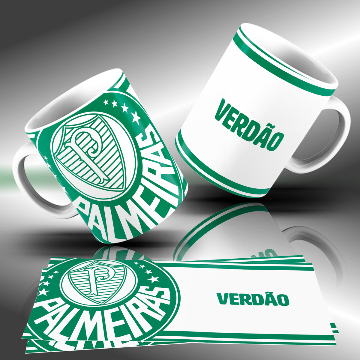 Brazilian Soccer Club Mug Sublimation Designs PNG | Football Fan Coffee Cup Wrap Bundle