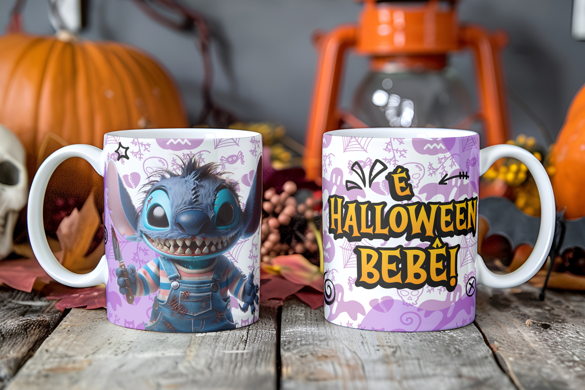 Spooky Alien Cosplay Mug Sublimation PNG Bundle | Horror Movie Villain Mug Wrap 11oz 15oz Template