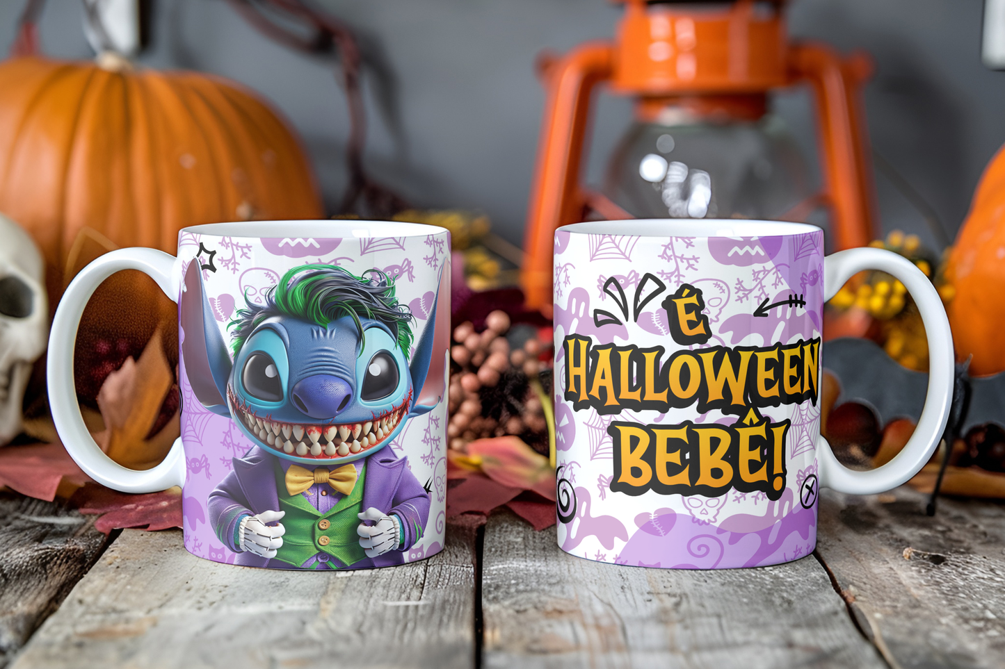 Spooky Alien Cosplay Mug Sublimation PNG Bundle | Horror Movie Villain Mug Wrap 11oz 15oz Template
