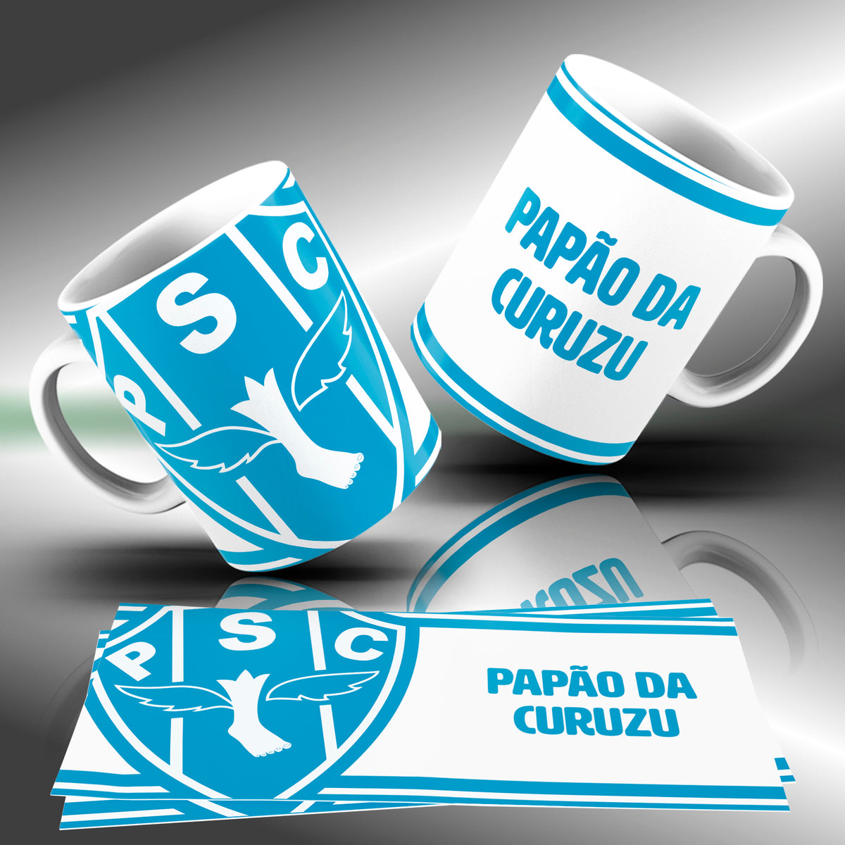Brazilian Soccer Club Mug Sublimation Designs PNG | Football Fan Coffee Cup Wrap Bundle