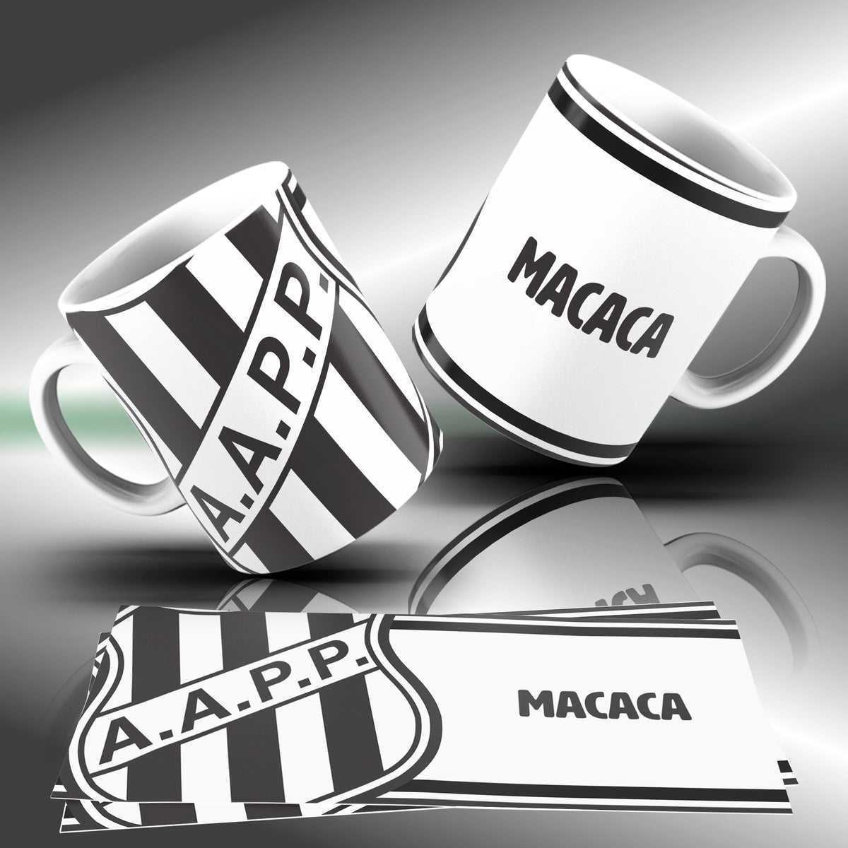 Brazilian Soccer Club Mug Sublimation Designs PNG | Football Fan Coffee Cup Wrap Bundle