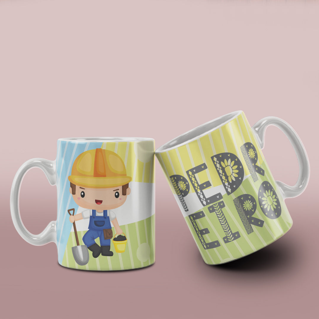 Cute Professions Mug Sublimation PNG Bundle | Chibi Careers Coffee Cup Wrap