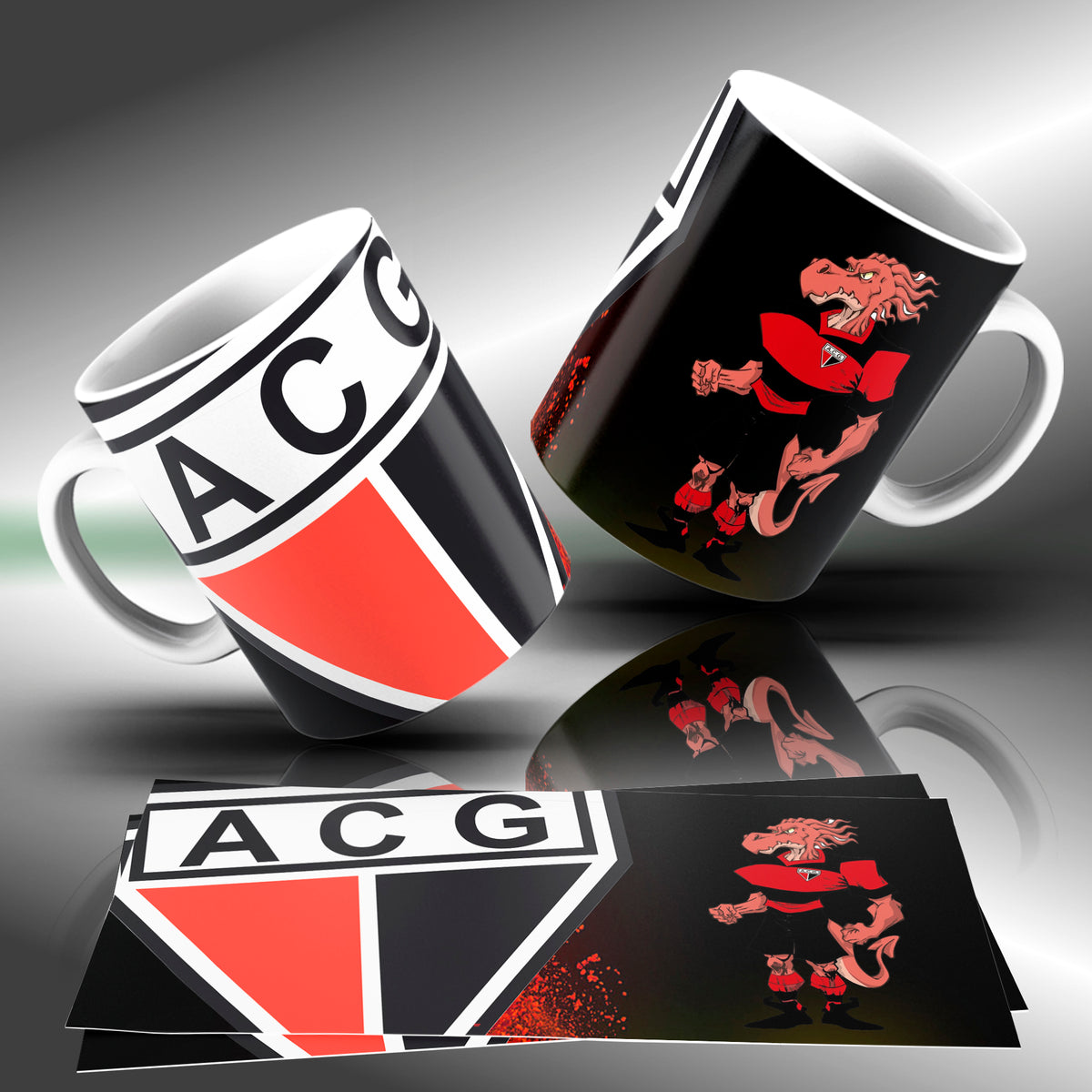 Brazilian Soccer Club Mug Sublimation Designs PNG | Football Fan Coffee Cup Wrap Bundle