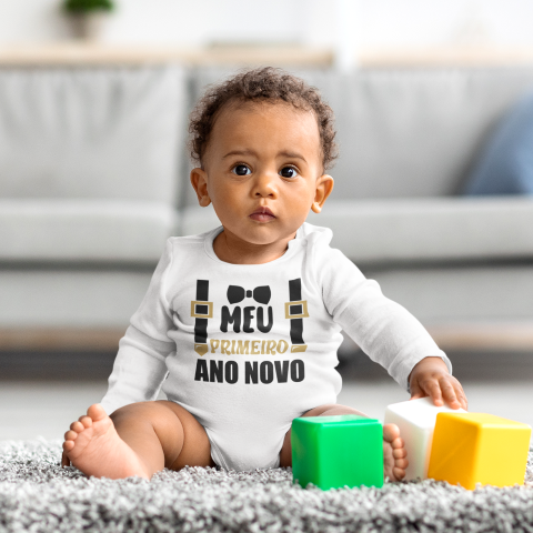 Baby's First Christmas & New Year Sublimation Bundle | My 1st Christmas with Family PNG