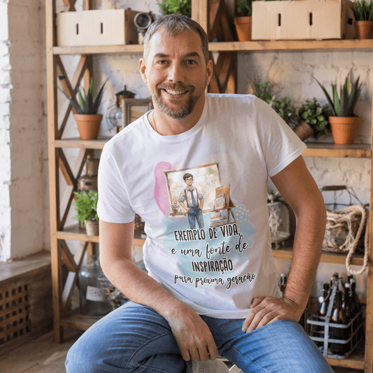 Male Teacher Sublimation Designs PNG Bundle | Portuguese Male Teacher Mug Wrap and T-Shirt PNG