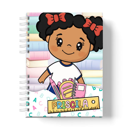 Back to School Sublimation Bundle PNG | Cute Chibi Kids School Planner Covers | Mug Wrap PNG | Water Bottle & Hand Towel Template | Printable Student Planner Pages