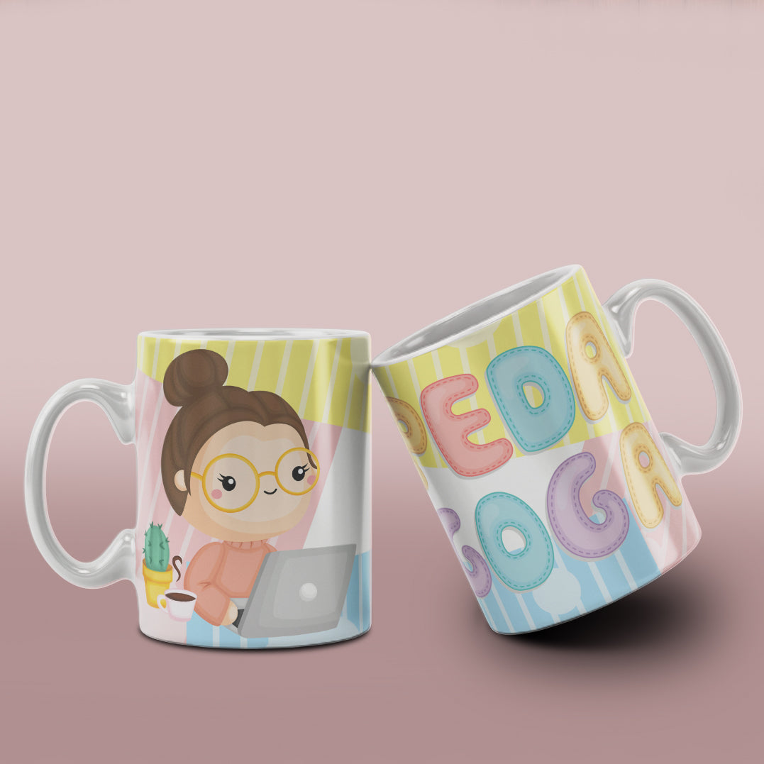 Cute Professions Mug Sublimation PNG Bundle | Chibi Careers Coffee Cup Wrap