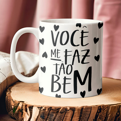 Valentine’s Day Mug Wrap Phrases PNG Bundle | Romantic Love Quotes for Sublimation Mugs
