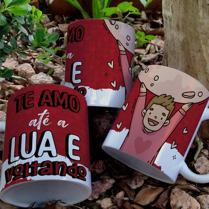 Valentine’s Day Red Love Mug Sublimation | Romantic Couple Design