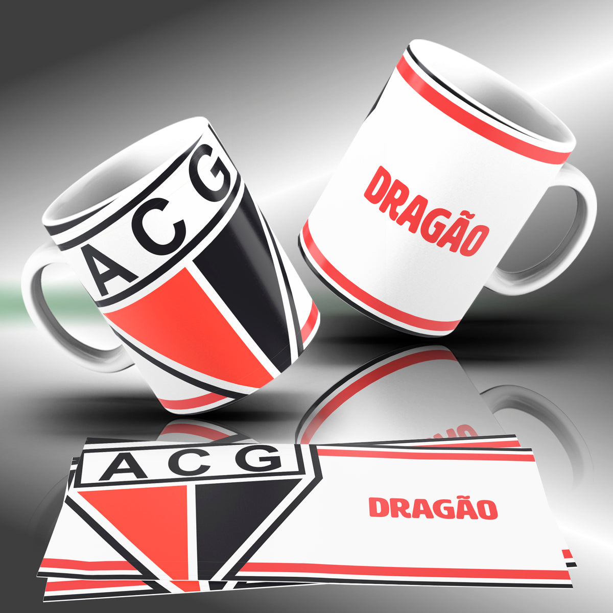 Brazilian Soccer Club Mug Sublimation Designs PNG | Football Fan Coffee Cup Wrap Bundle
