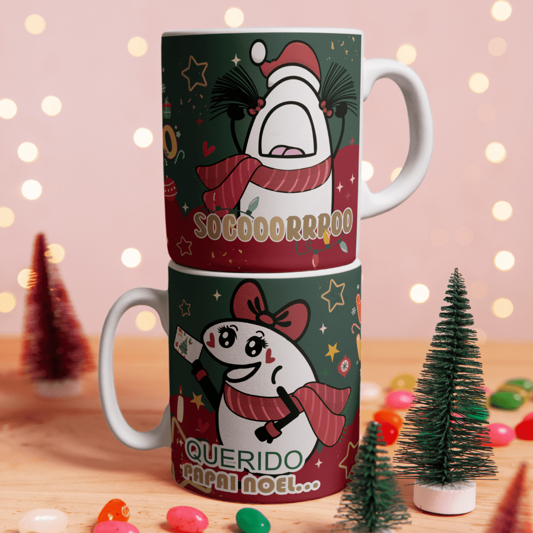 Funny Christmas Flork Mug Sublimation Designs Bundle | Sarcastic Holiday Coffee Wrap PNG