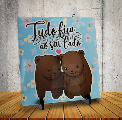 Valentine’s Day Love Quotes Tile Sublimation | Romantic Phrase Design