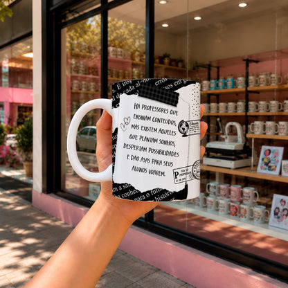 Portuguese Teacher Mug Sublimation Designs PNG Bundle | Teacher Appreciation Mug Wrap PNG 11oz 15oz