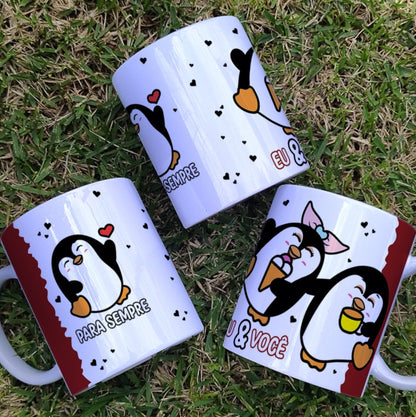 Valentine’s Day Penguin Love Mug Sublimation | Cute Love Quotes Design