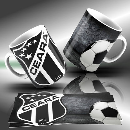 Brazilian Soccer Club Mug Sublimation Designs PNG | Football Fan Coffee Cup Wrap Bundle