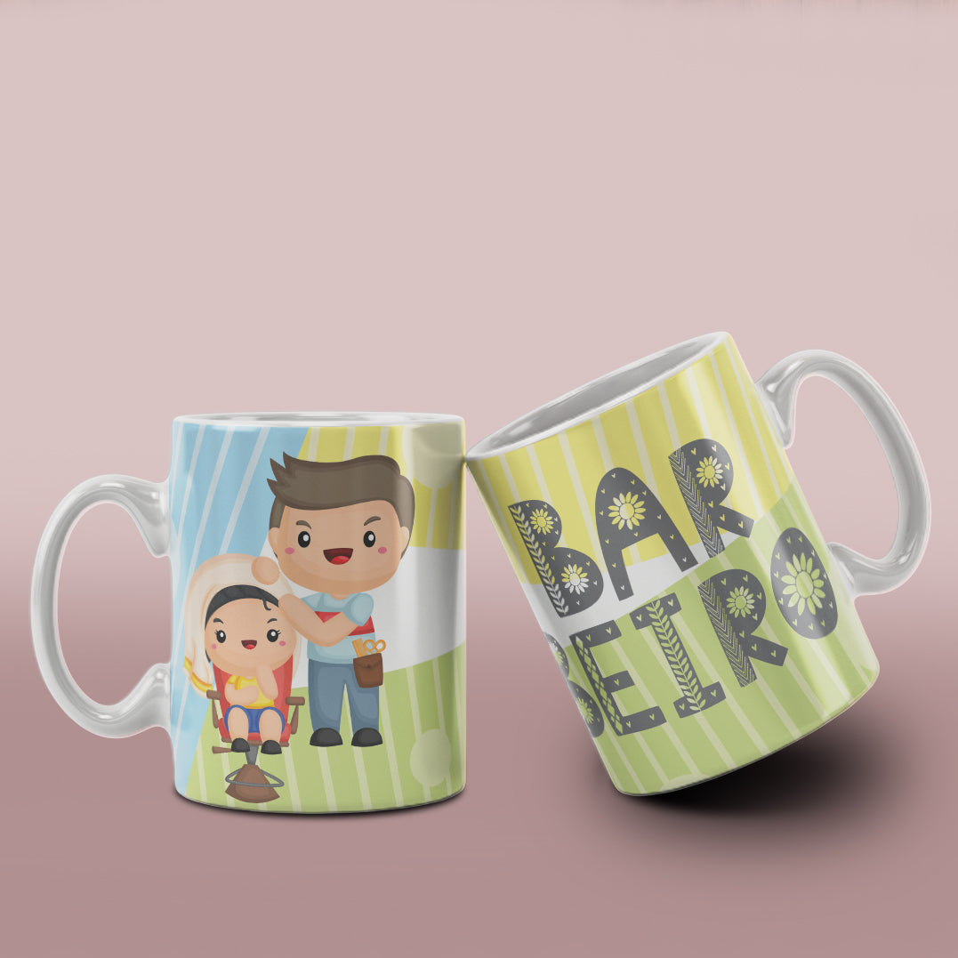 Cute Professions Mug Sublimation PNG Bundle | Chibi Careers Coffee Cup Wrap