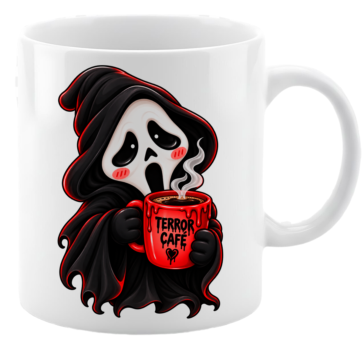 Cute Horror Movie PNG Bundle | Spooky Coffee Lover Sublimation PNG