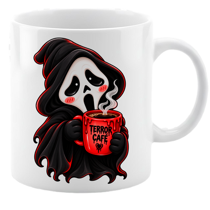 Cute Horror Movie PNG Bundle | Spooky Coffee Lover Sublimation PNG