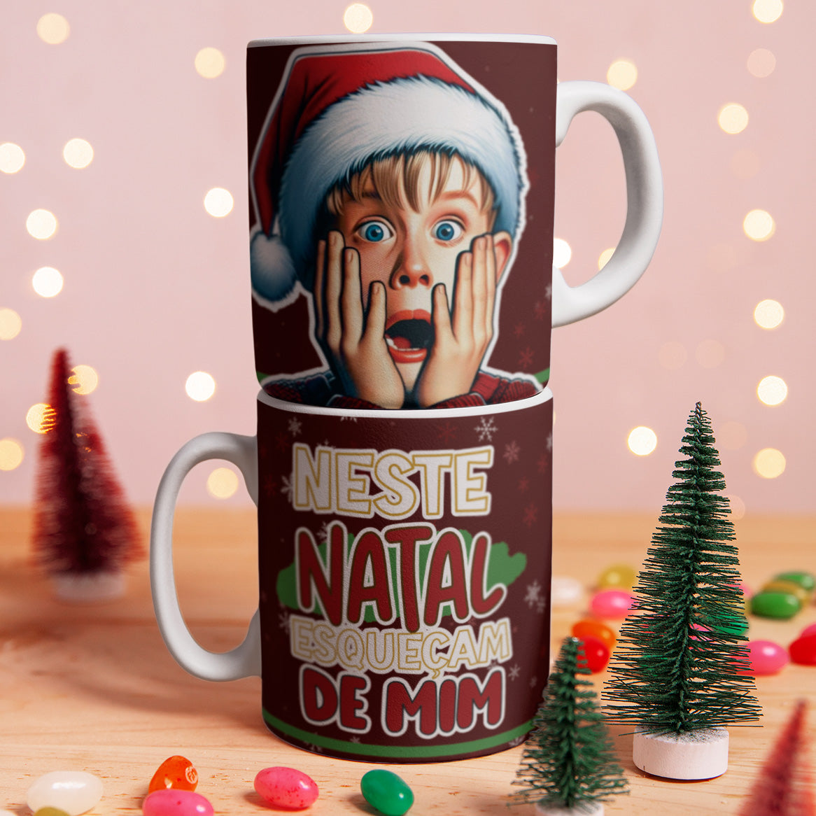 Home Alone Christmas Mug Sublimation PNG | Funny Holiday Mug Wrap Design | This Christmas Forget Me Mug Template
