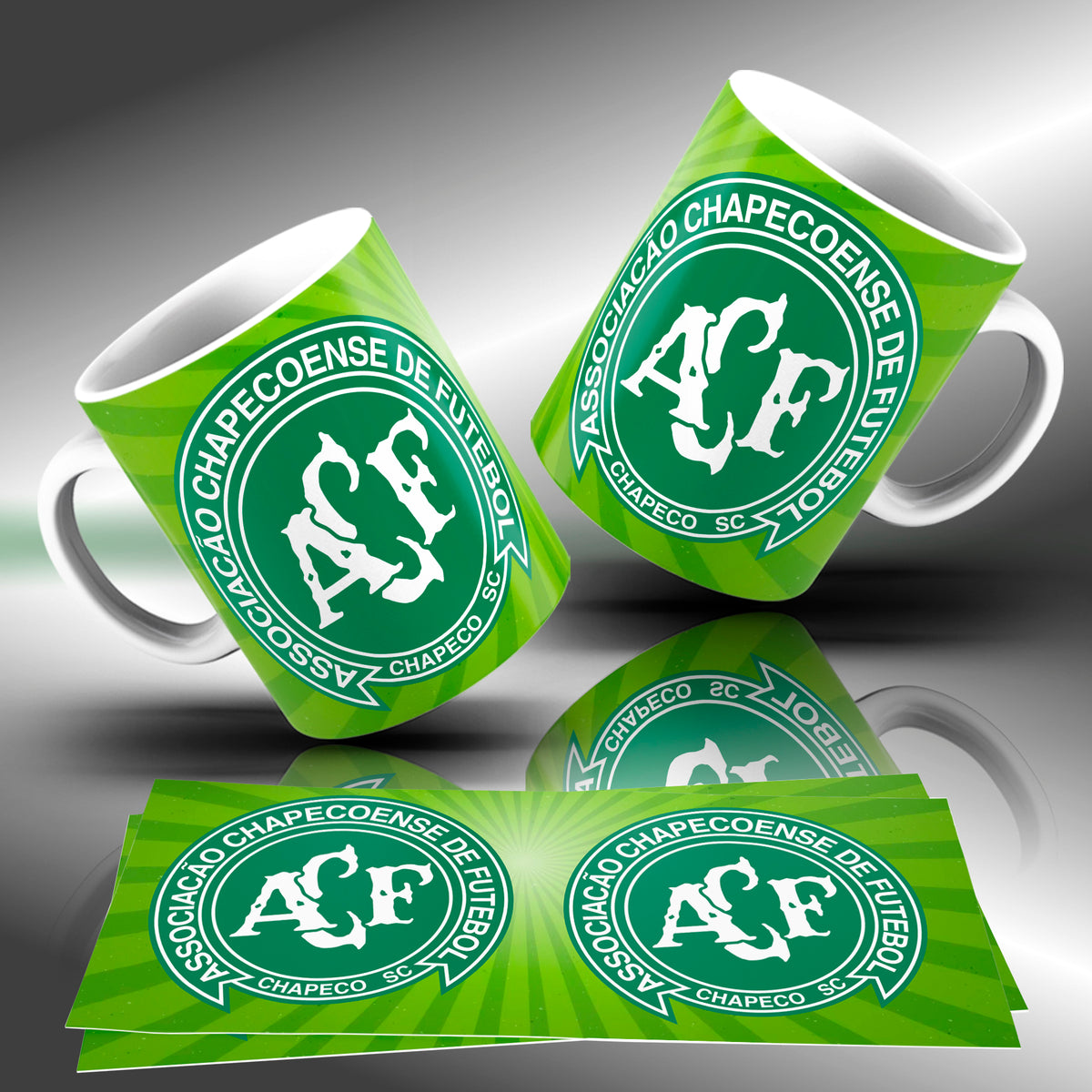 Brazilian Soccer Club Mug Sublimation Designs PNG | Football Fan Coffee Cup Wrap Bundle