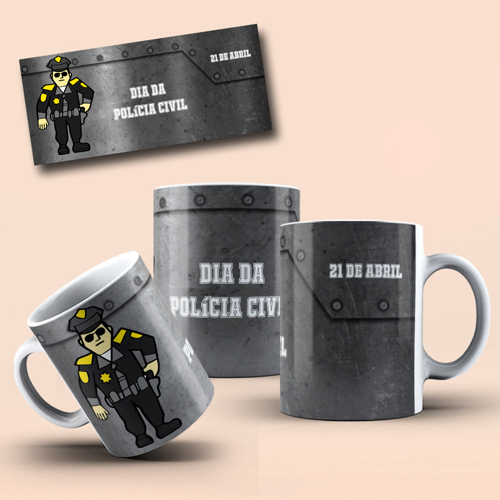 April Professions Mug Sublimation PNG Bundle | Cute Career Coffee Cup Wrap