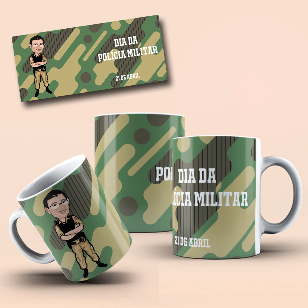 April Professions Mug Sublimation PNG Bundle | Cute Career Coffee Cup Wrap