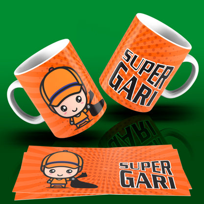Cute Super Professions Mug Sublimation PNG Bundle | Chibi Superhero Career Coffee Cup Wrap