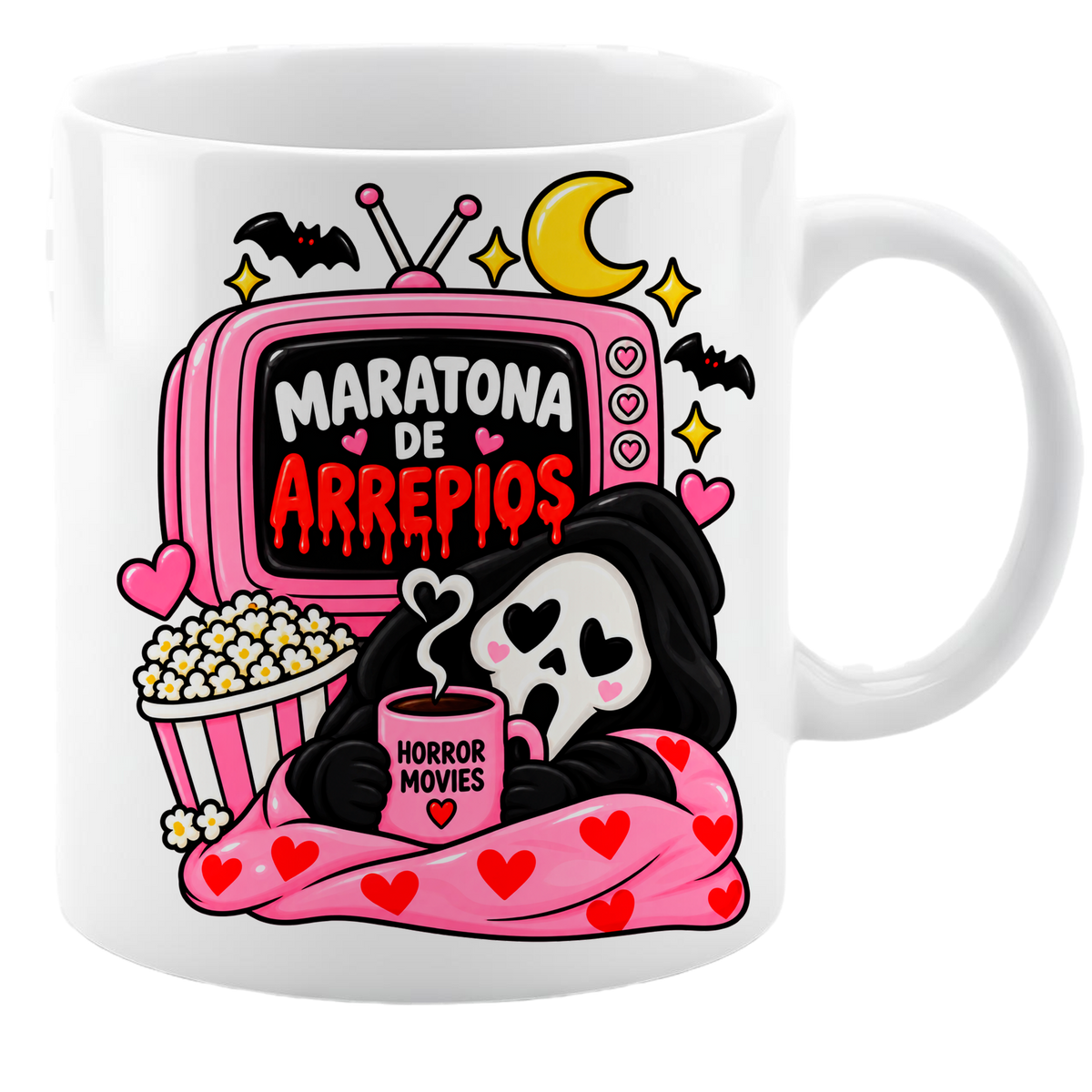 Cute Horror Movie PNG Bundle | Spooky Coffee Lover Sublimation PNG