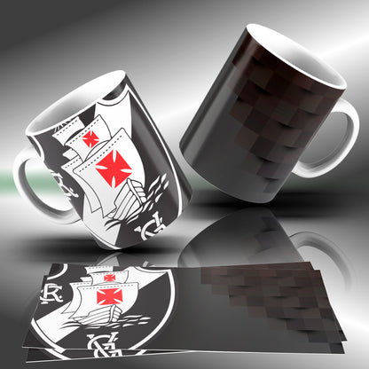 Brazilian Soccer Club Mug Sublimation Designs PNG | Football Fan Coffee Cup Wrap Bundle