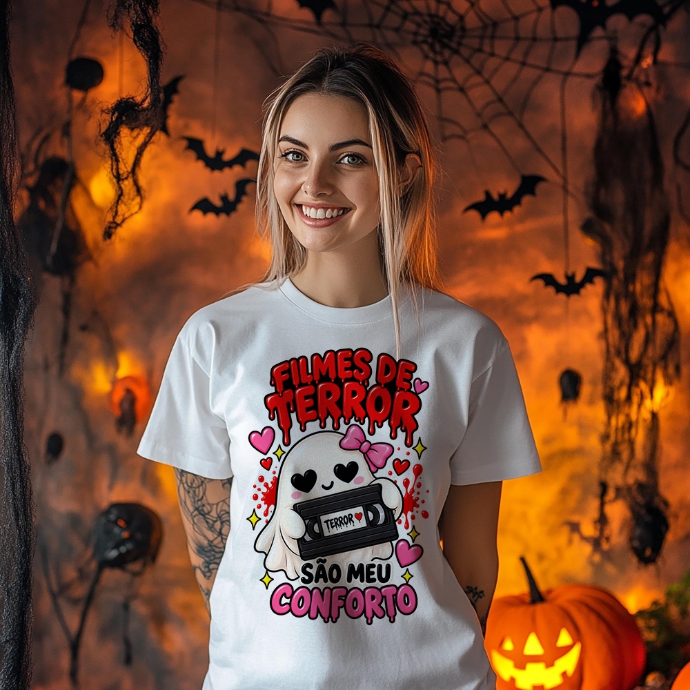 Cute Horror Movie PNG Bundle | Spooky Coffee Lover Sublimation PNG