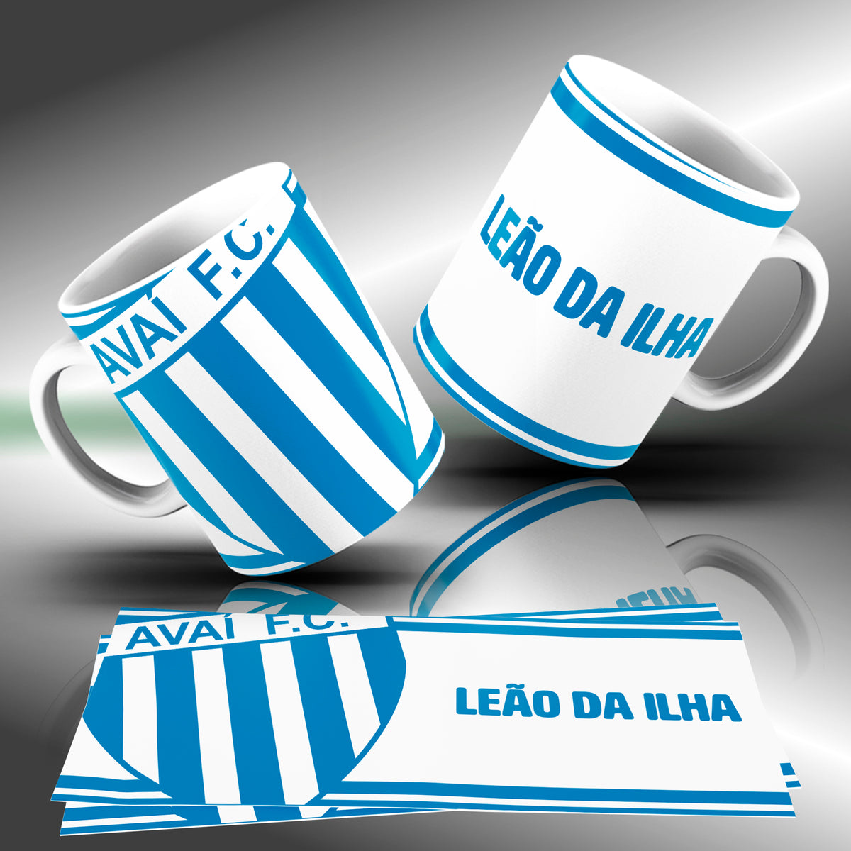 Brazilian Soccer Club Mug Sublimation Designs PNG | Football Fan Coffee Cup Wrap Bundle