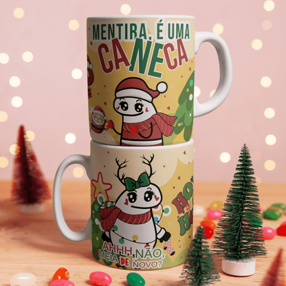 Funny Christmas Flork Mug Sublimation Designs Bundle | Sarcastic Holiday Coffee Wrap PNG