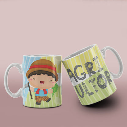 Cute Professions Mug Sublimation PNG Bundle | Chibi Careers Coffee Cup Wrap