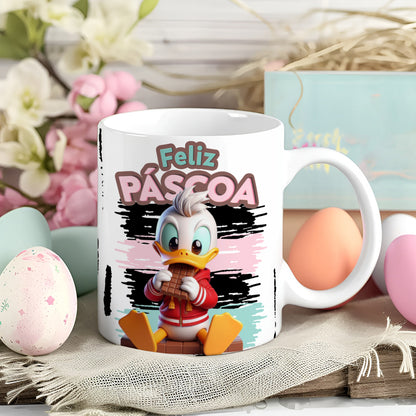 Easter Mouse Mug Sublimation Bundle | Cute Cartoon Mouse Characters for Easter