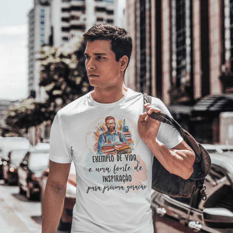 Male Teacher Sublimation Designs PNG Bundle | Portuguese Male Teacher Mug Wrap and T-Shirt PNG