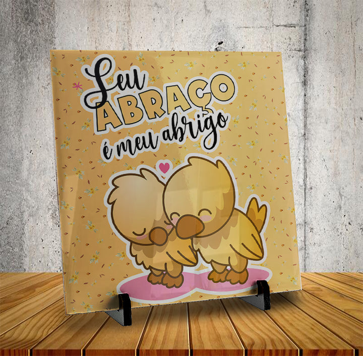 Valentine’s Day Love Quotes Tile Sublimation | Romantic Phrase Design