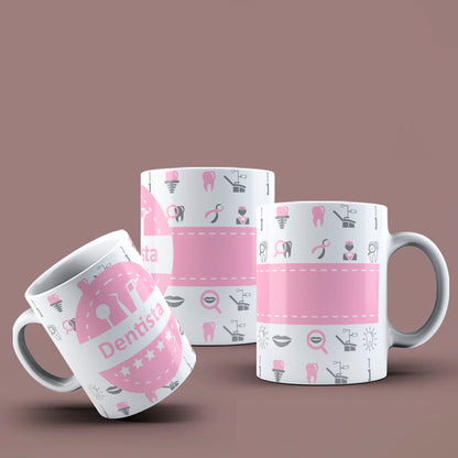 Profession Mug Sublimation PNG Bundle | Cute Job Appreciation Coffee Cup Wrap