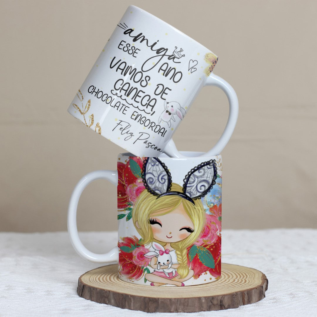 Easter Best Friend Mug Sublimation Bundle | Cute Friendship Designs