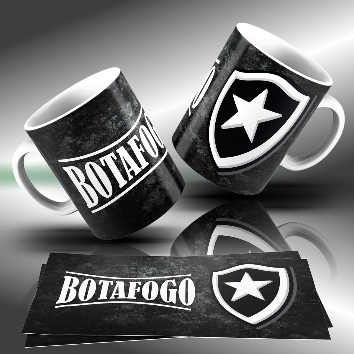Brazilian Soccer Club Mug Sublimation Designs PNG | Football Fan Coffee Cup Wrap Bundle