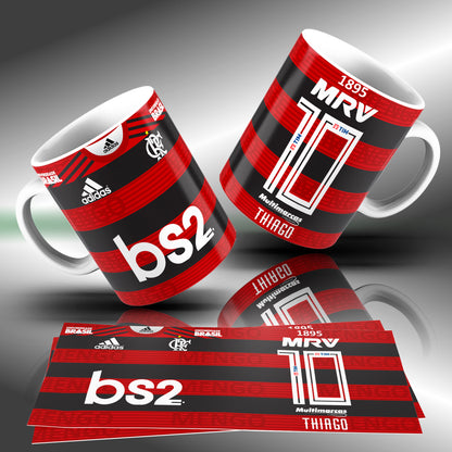 Brazilian Soccer Club Mug Sublimation Designs PNG | Football Fan Coffee Cup Wrap Bundle