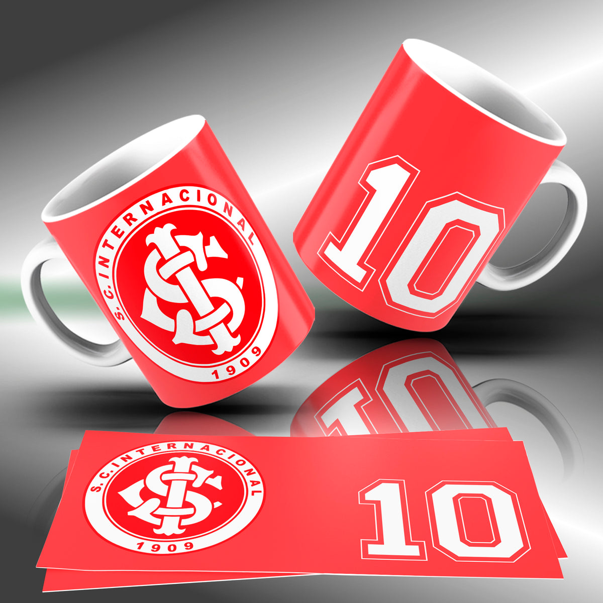 Brazilian Soccer Club Mug Sublimation Designs PNG | Football Fan Coffee Cup Wrap Bundle