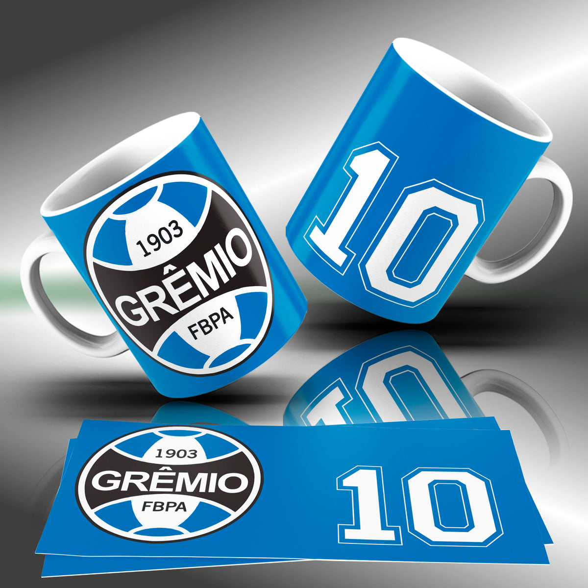 Brazilian Soccer Club Mug Sublimation Designs PNG | Football Fan Coffee Cup Wrap Bundle