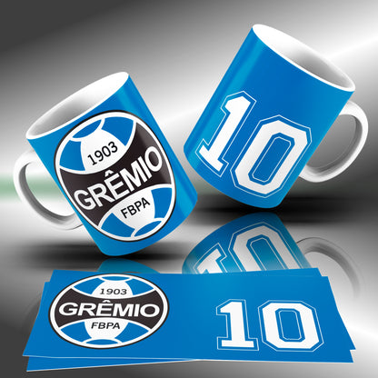 Brazilian Soccer Club Mug Sublimation Designs PNG | Football Fan Coffee Cup Wrap Bundle