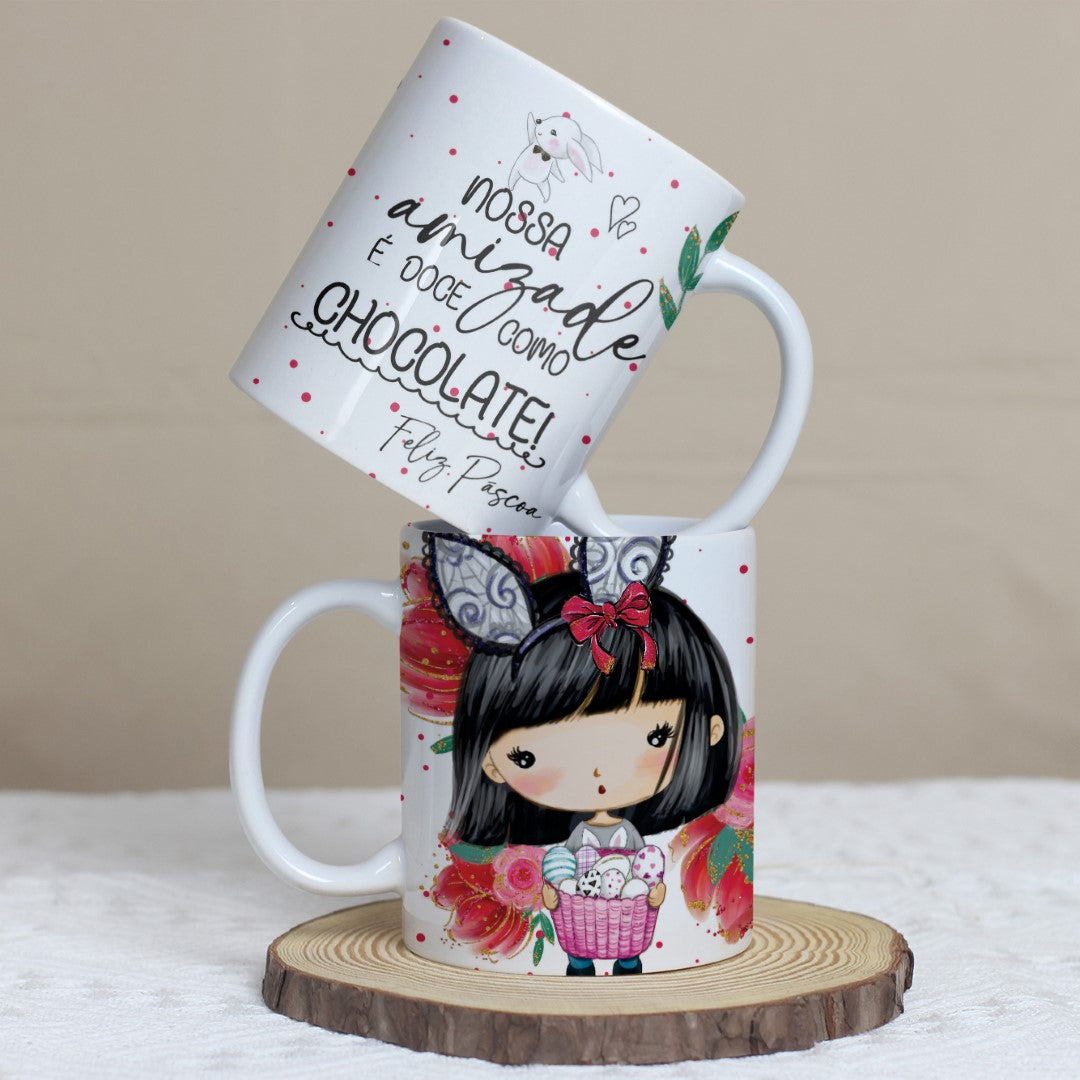 Easter Best Friend Mug Sublimation Bundle | Cute Friendship Designs