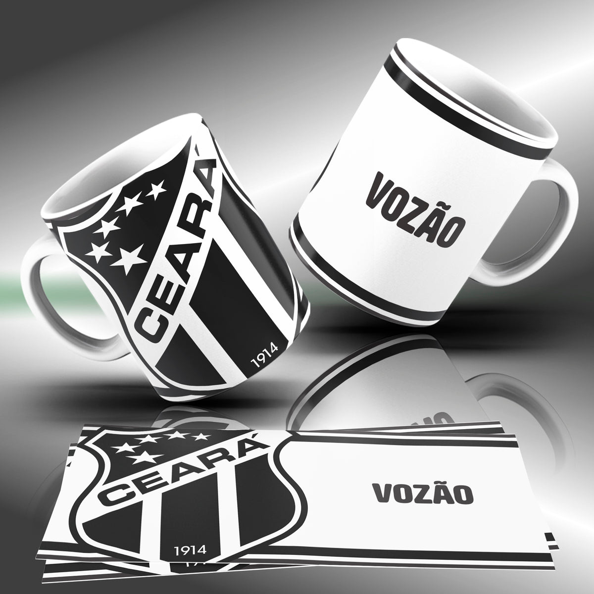 Brazilian Soccer Club Mug Sublimation Designs PNG | Football Fan Coffee Cup Wrap Bundle