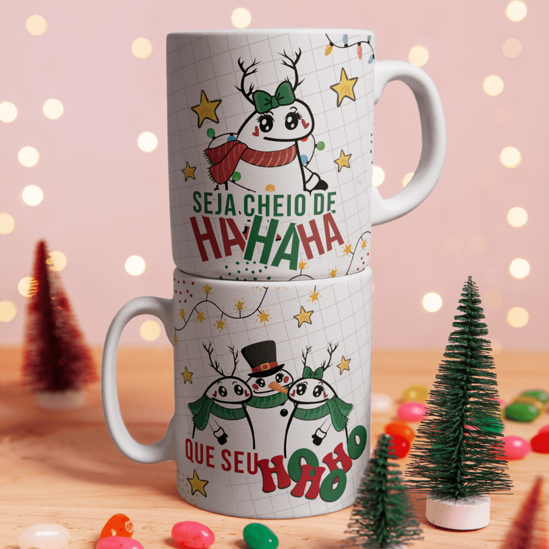 Funny Christmas Flork Mug Sublimation Designs Bundle | Sarcastic Holiday Coffee Wrap PNG