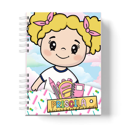 Back to School Sublimation Bundle PNG | Cute Chibi Kids School Planner Covers | Mug Wrap PNG | Water Bottle & Hand Towel Template | Printable Student Planner Pages