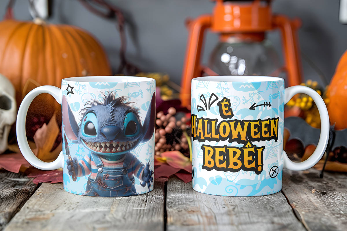 Spooky Alien Cosplay Mug Sublimation PNG Bundle | Horror Movie Villain Mug Wrap 11oz 15oz Template