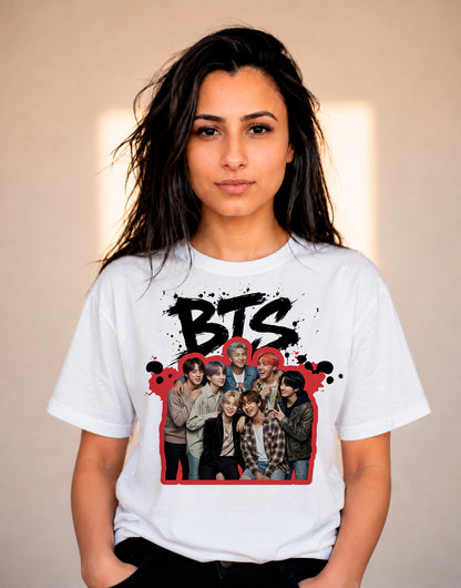 BTS Shirt Sublimation Design PNG Bundle | Kpop T-Shirt Sublimation PNG