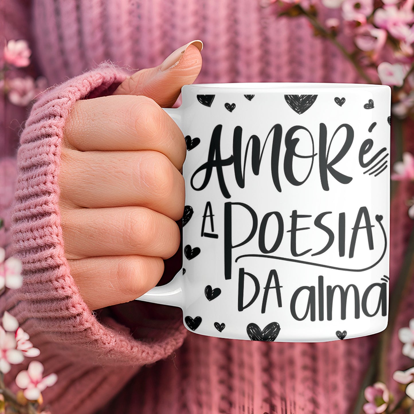 Valentine’s Day Mug Wrap Phrases PNG Bundle | Romantic Love Quotes for Sublimation Mugs